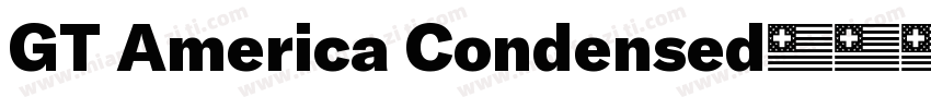 GT America Condensed字体转换